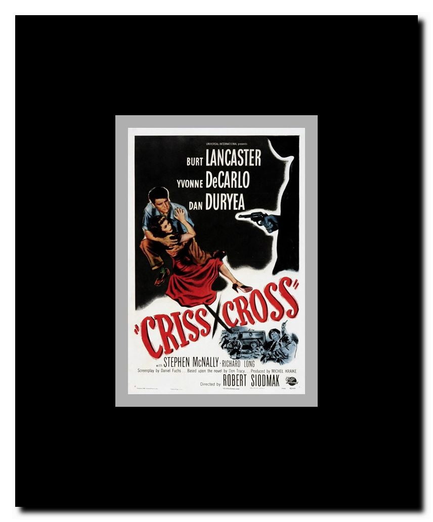 Criss Cross Framed Movie Poster