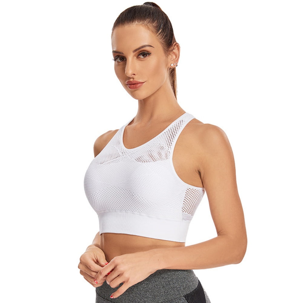 Womens Plus Size Sports Bra - Butterluxe U Back Scoop Neck Padded Low  Impact Workout Yoga Bra with Built in Bra 