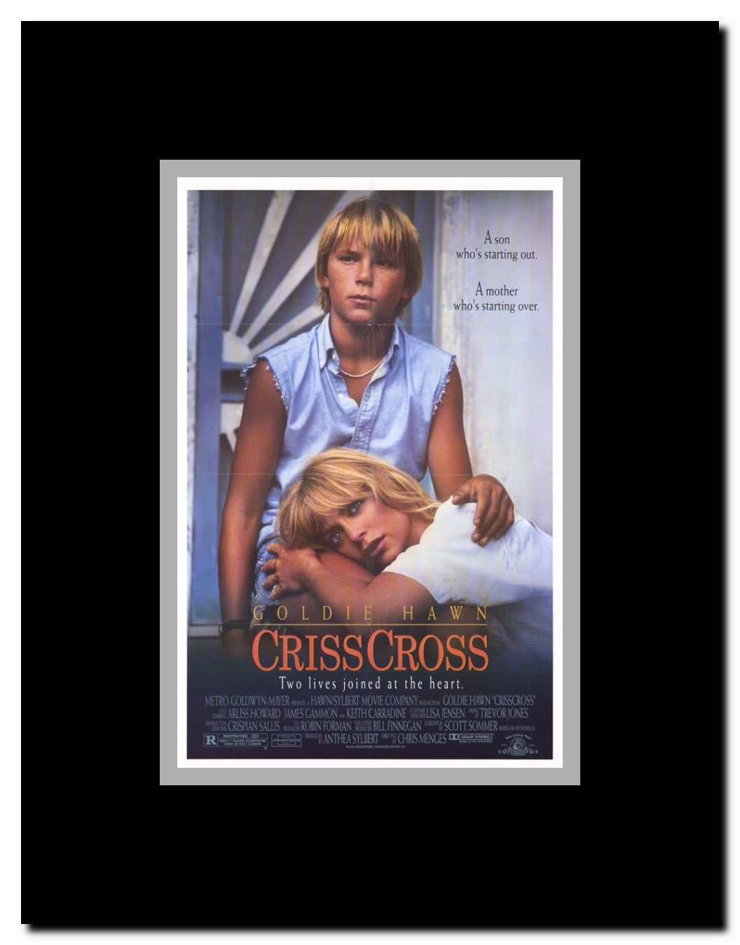 Crisscross Framed Movie Poster