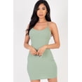 thumbnail image 1 of Crisscross Tie-Back Ribbed Bodycon Dress, 1 of 9