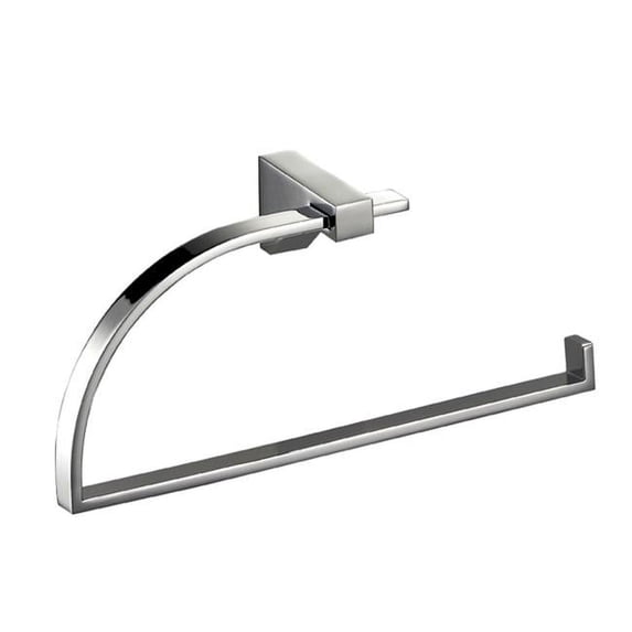 Cristal 5403 Large Towel Ring Holder - Chrome