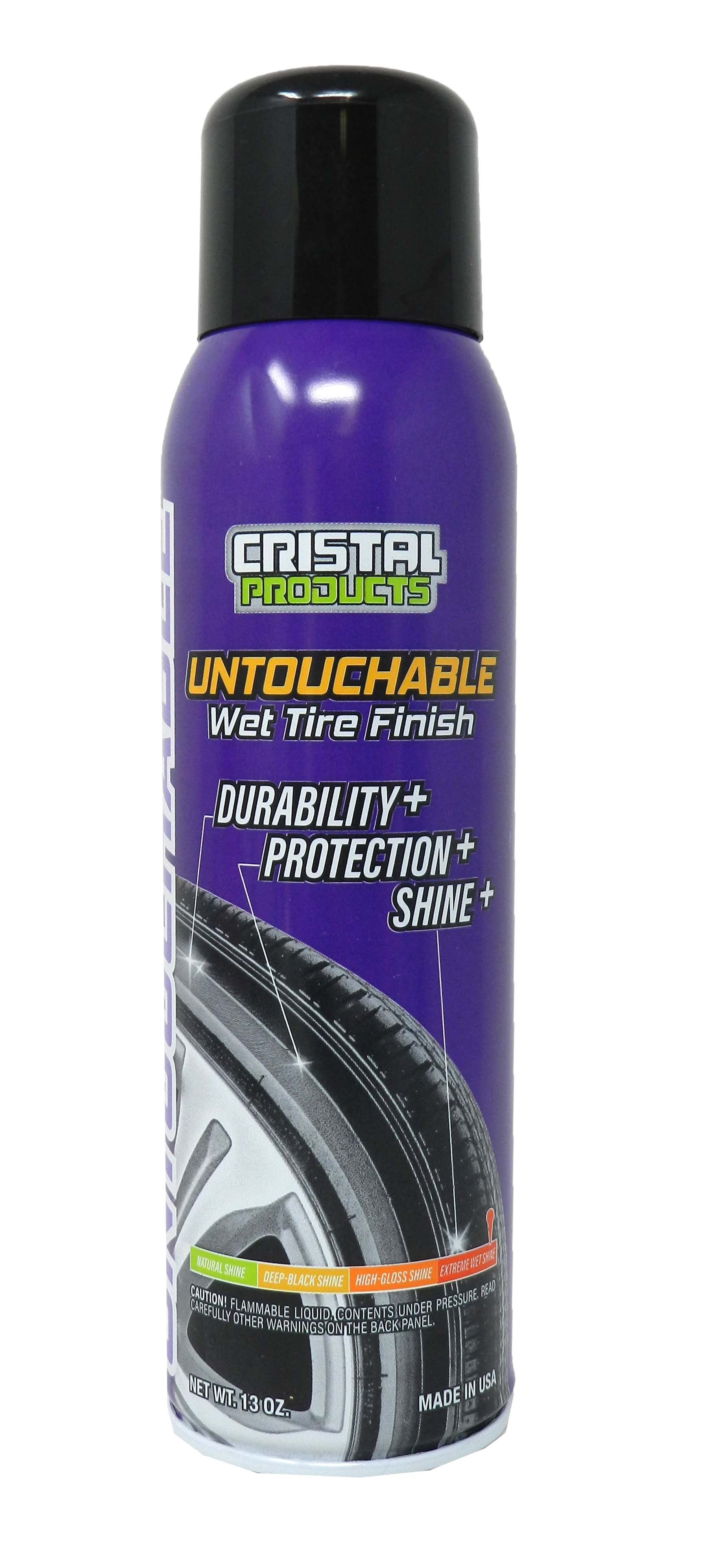 Cristal Products Untouchable Wet Tire Finish 14 Ounce (Pack of 3)