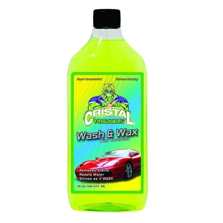 Cristal Products WASH & WAX 16oz