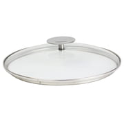 Cristel Domed Glass Lid, 12.5", Silver