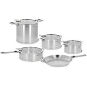 Cristel Strate 18/10 Stainless Steel 13 Piece Cookware Set with Removable Handles