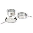 thumbnail image 1 of Cristel Strate 18/10 Stainless Steel 7 Piece Cookware Set with Removable Handles, 1 of 2