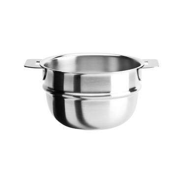 Cristel Strate L Stainless Steel Bain-Marie with Removable Handles, 2.85 Quart
