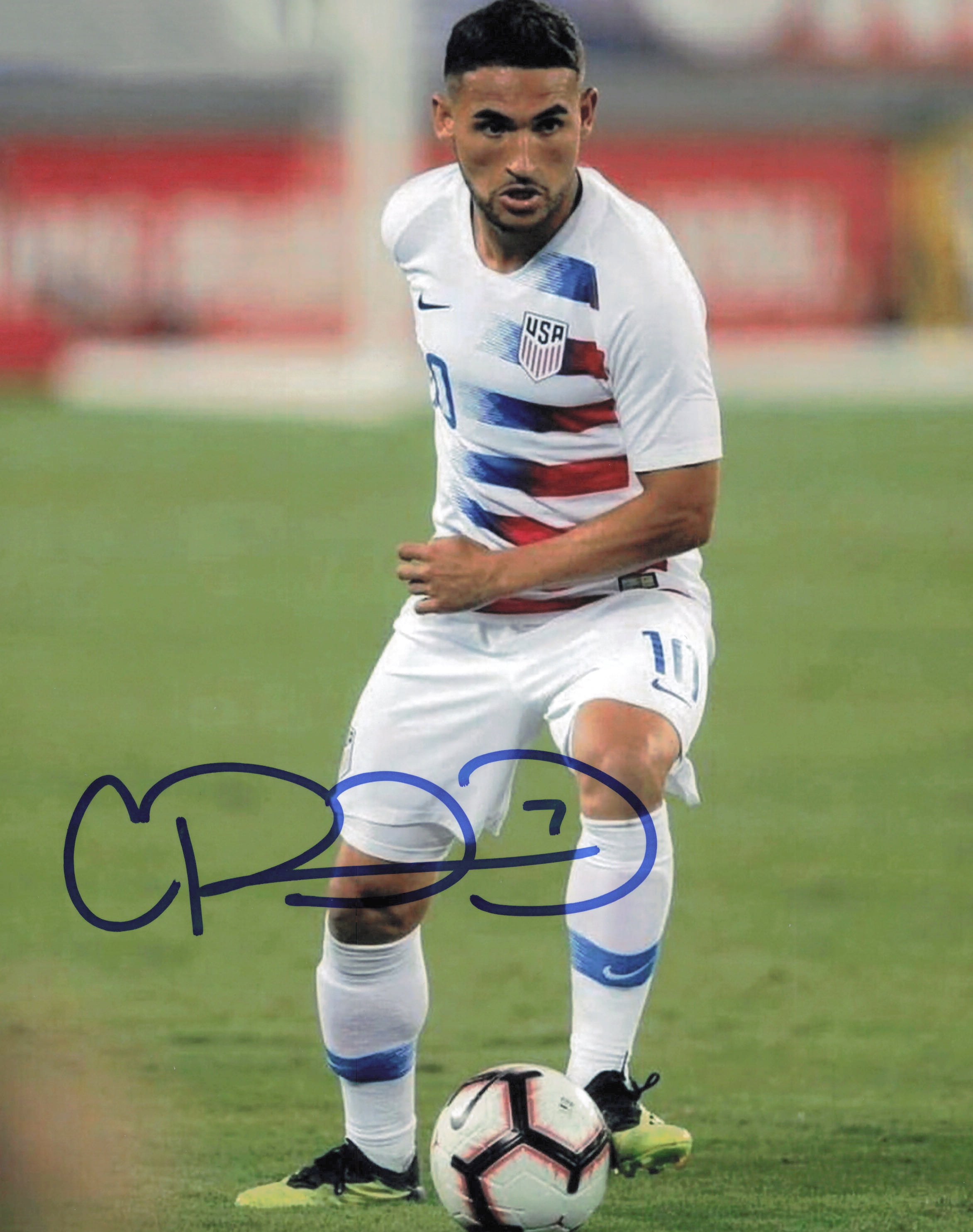 Cristian Roldan Autographed 8x10 Photo Team USA Men's National Soccer ...