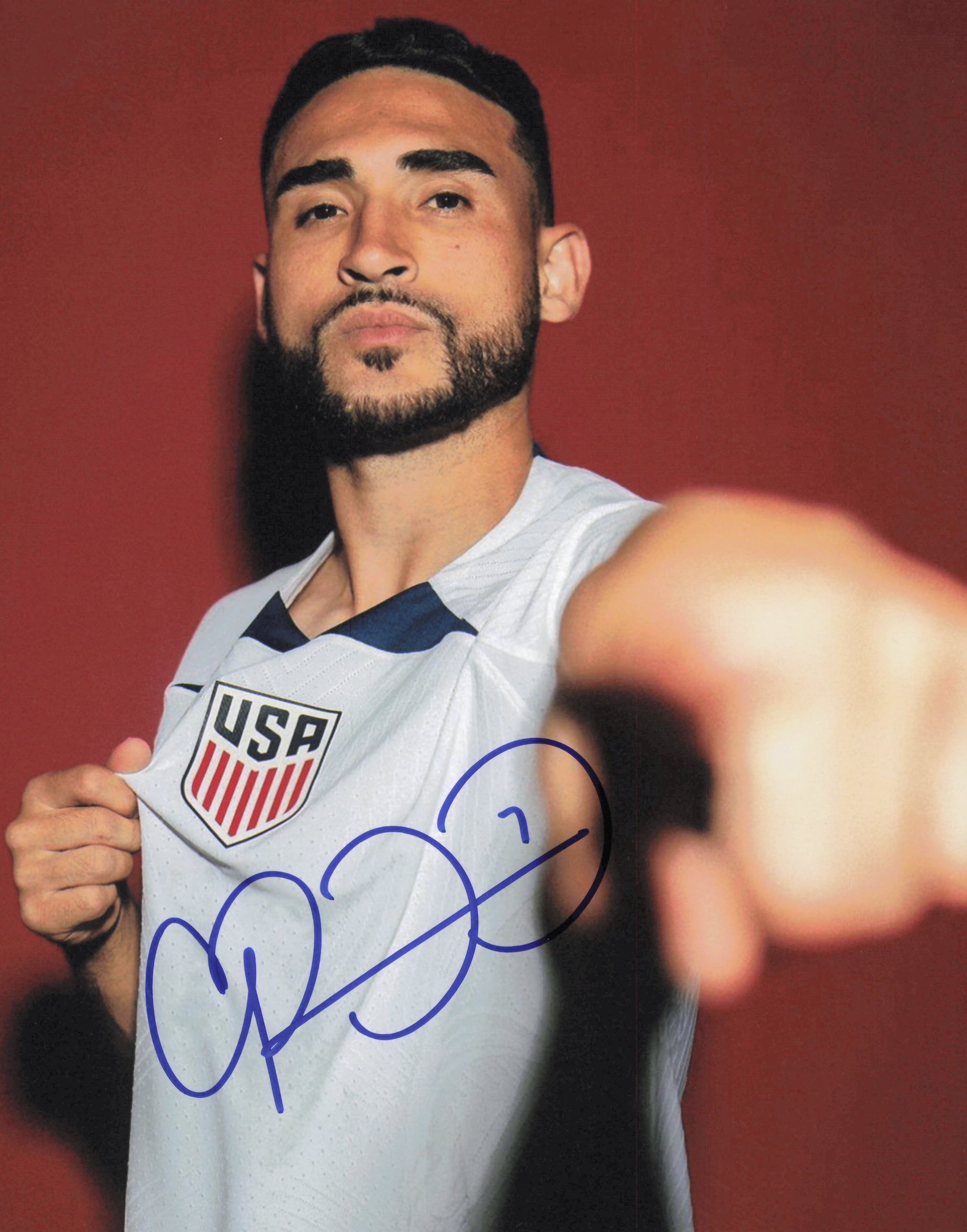 Cristian Roldan Autographed 8x10 Photo Team USA Men's National Soccer ...