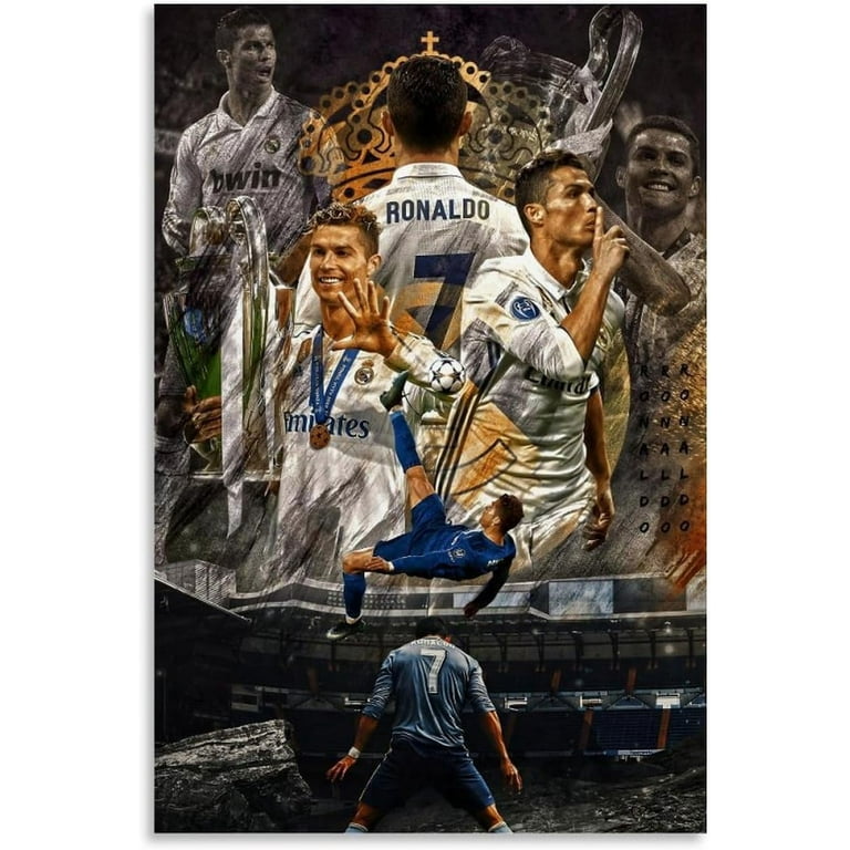 Cristiano Football Ronaldo Canvas Poster Soccer Wall Art Posters