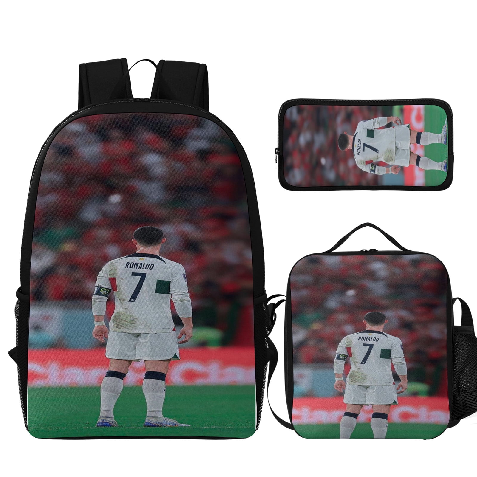 Cristiano Ro-naldo Backpack with Front Pocket CR7 Outdoor Bag 3 in 1 ...
