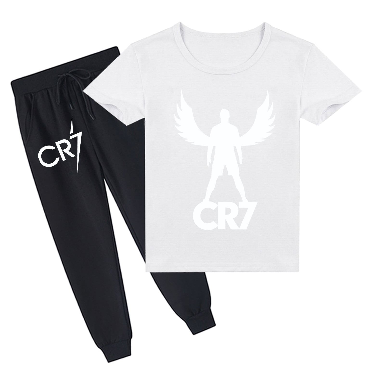 Soft Cartoon Print T-shirt And Pants Sets JELYLOVE Kids Bamboo