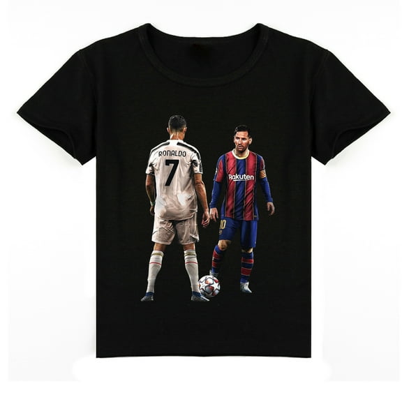 Cristiano Ronaldo Boys Girls Cotton Short Sleeve T-shirt Kids Summer Fashion Casual T-shirt