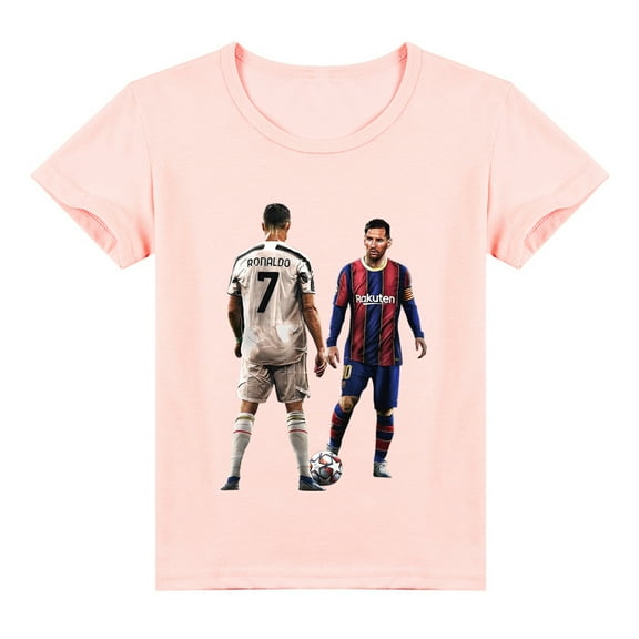 Cristiano Ronaldo Boys Girls Cotton Short Sleeve T-shirt Kids Summer Fashion Casual T-shirt