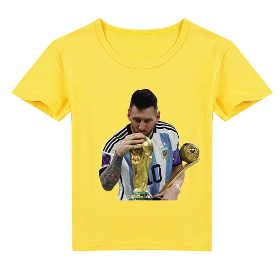 Cristiano Ronaldo Boys Girls Cotton Short Sleeve T-shirt Kids Summer Fashion Casual Top