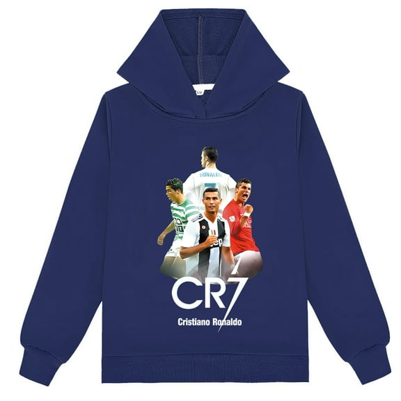 Cristiano Ronaldo Boys Girls Hoodie, Long Sleeve Pullover, Kids Spring Wear
