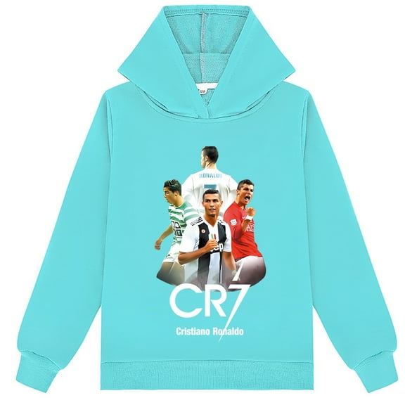 Cristiano Ronaldo Boys Girls Hoodie, Long Sleeve Pullover, Kids Spring Wear