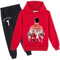 thumbnail image 1 of Cristiano Ronaldo Boys Graphic Cotton Sweatshirt Pullover Sweatpants 2 Pieces Sweatsuit Outfit Sets, 1 of 3