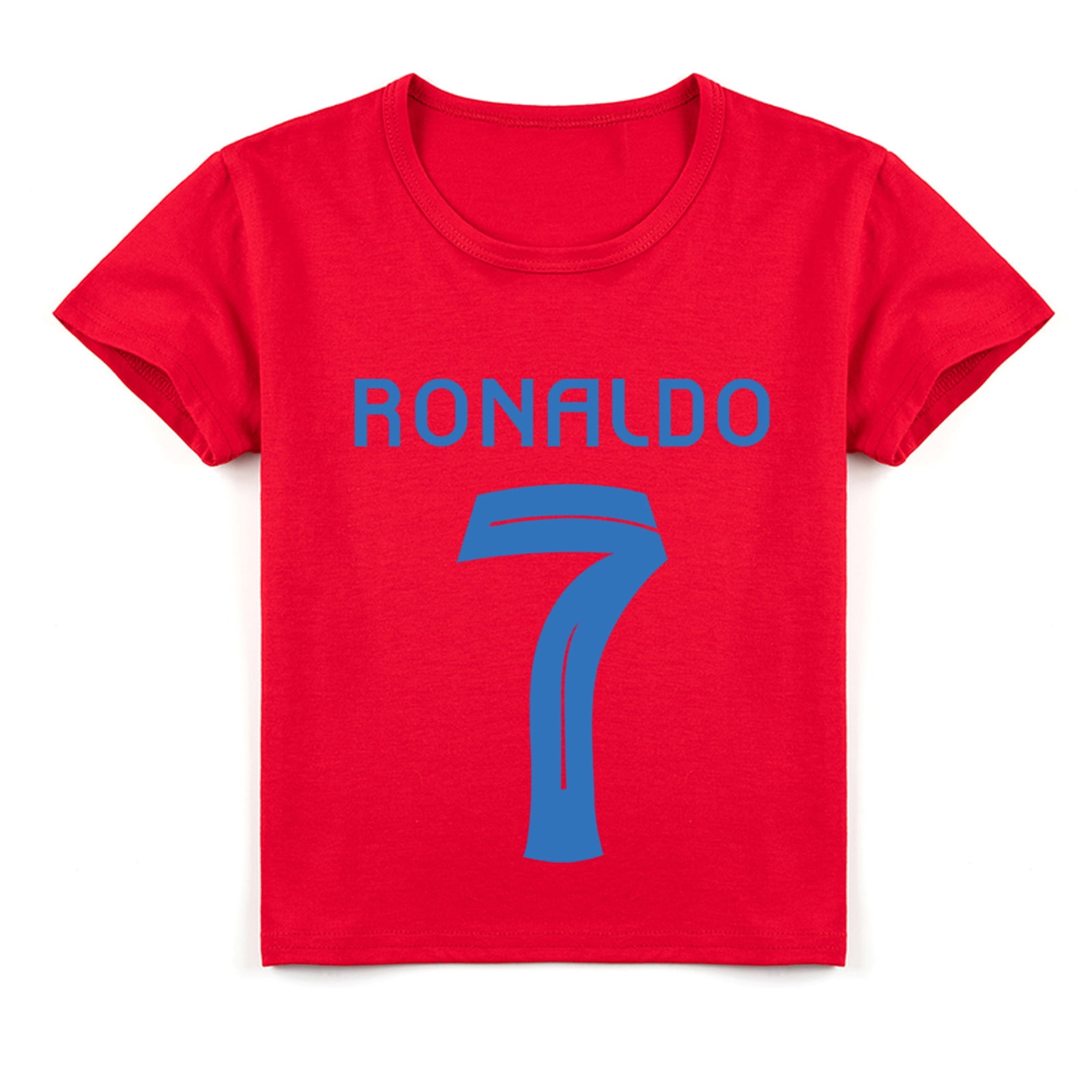 Cristiano Ronaldo Boys' Short Sleeve T-Shirt Summer Sporty Cute Print ...