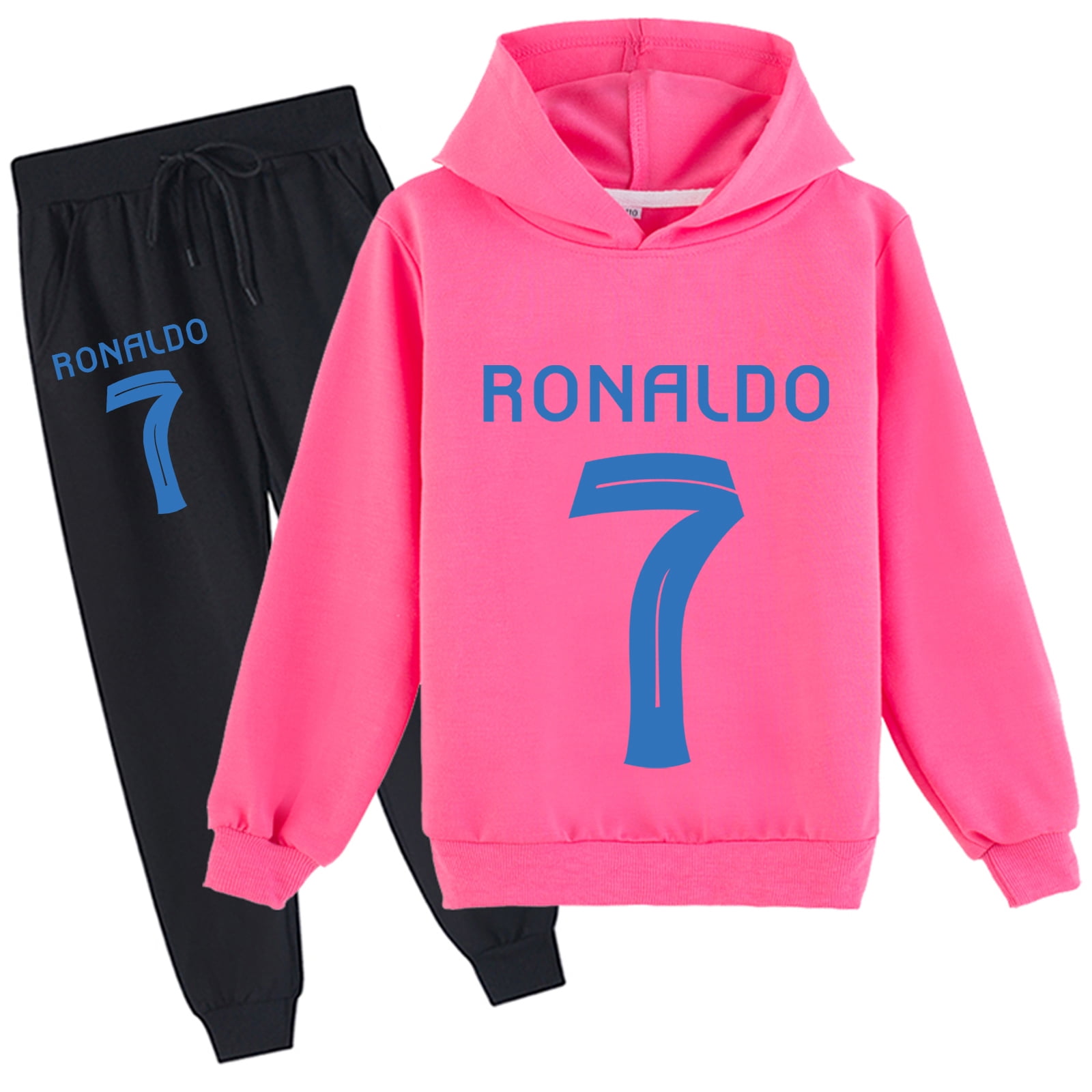 Cristiano Ronaldo Boys' Sweatshirt Hoodie Pants Spring Autumn Set Sports Casual Cool Print for ...