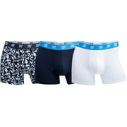Cristiano Ronaldo CR7 Mens 3-Pack Trunk Cotton Stretch White/Navy/Print, XX-Large