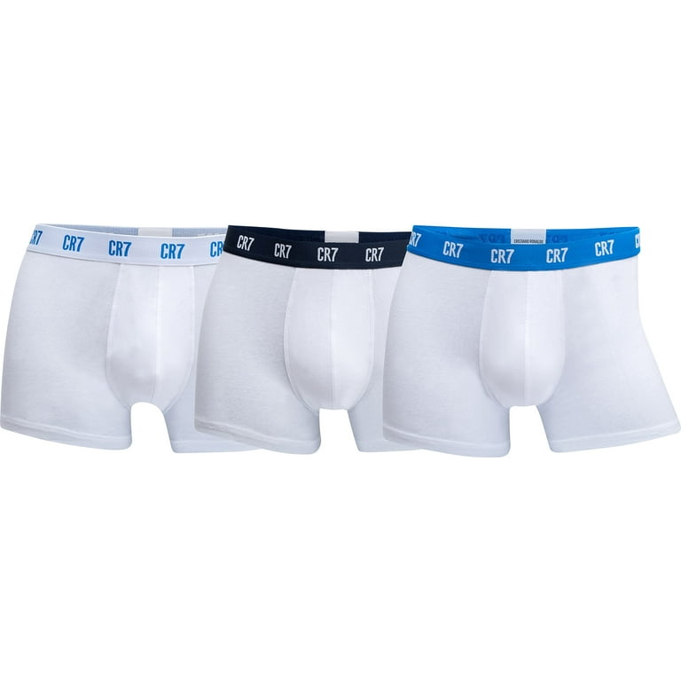 CR7-Slip Men in Cotton PACK of 3 Assorted Units, Navy-White-Grey, Cont –  Underwear-Zone