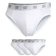 thumbnail image 1 of Cristiano Ronaldo CR7 Mens 3 Pack Briefs - Basics (White, Medium), 1 of 4