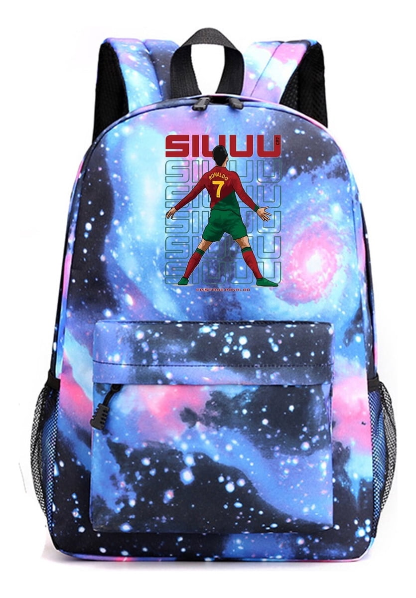 Cristiano Ronaldo CR7 Soccer Theme football Star Anime-Inspired Blue ...
