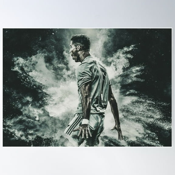 Cristiano Ronaldo Celebration Poster Wall Art, Modern Wall Decor For Living Room Bedroom, 12x18 UNFRAMED