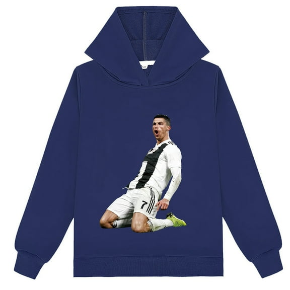 Cristiano Ronaldo Children's Hoodie, Pullover, Long Sleeve, Girls Boys, Casual