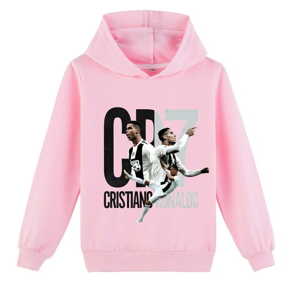 Cristiano Ronaldo Kids Hoodie, Long Sleeve Pullover, Boys Girls, Spring Autumn Wear