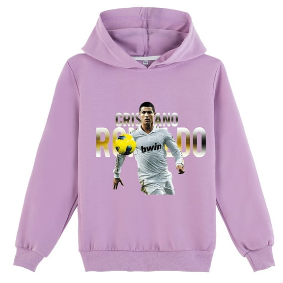 Cristiano Ronaldo Kids Long Sleeve Hoodie, Pullover, Girls Boys, Spring Use