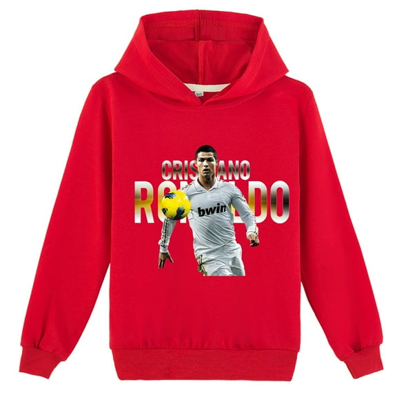 Cristiano Ronaldo Kids Long Sleeve Hoodie, Pullover, Girls Boys, Spring Use