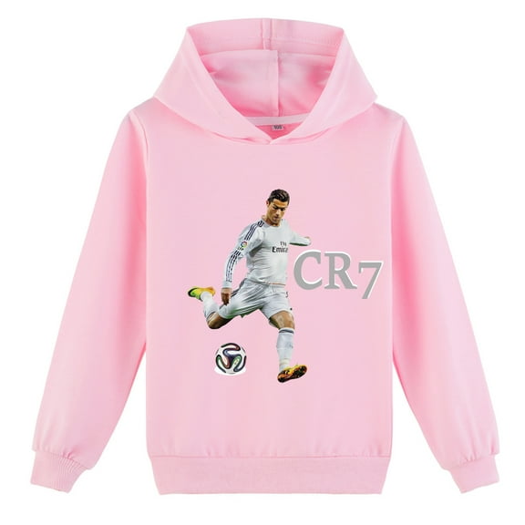 Cristiano Ronaldo Kids Pullover Hoodie Long Sleeve Sweatshirt for Boys & Girls