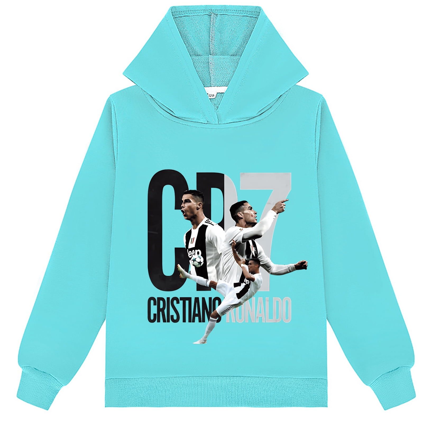 Cristiano Ronaldo Kids Pullover Hoodie Long Sleeve Sweatshirt for Girls Cristiano Ronaldo Kids Pullover Hoodie Long Sleeve Sweatshirt for Girls