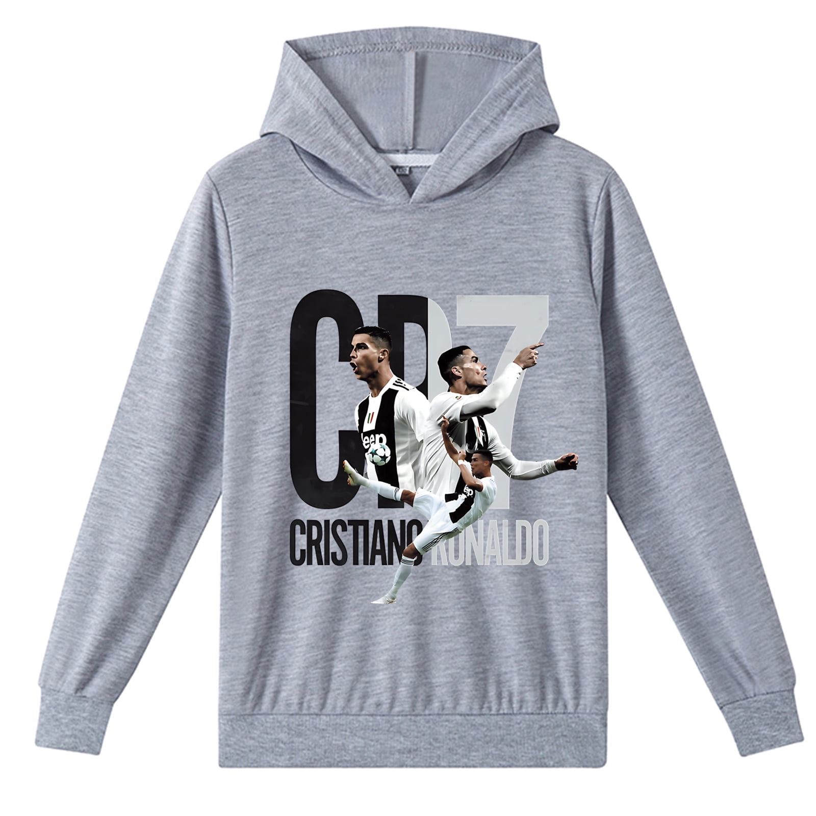 Cristiano Ronaldo Kids Pullover Hoodie Long Sleeve Sweatshirt for Girls Cristiano Ronaldo Kids Pullover Hoodie Long Sleeve Sweatshirt for Girls
