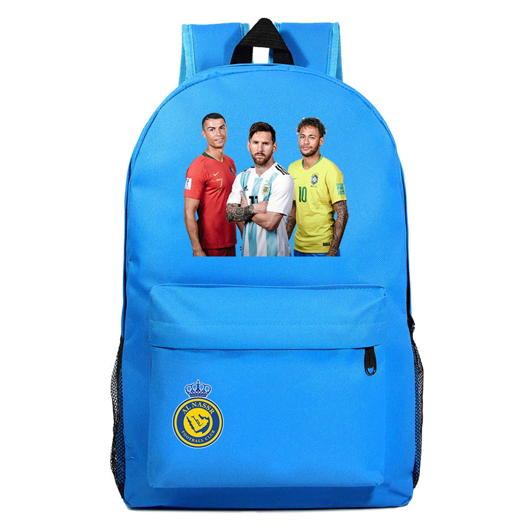 Cristiano Ronaldo Messi_10 Neymar Backpack Football Star Bookbag Casual ...