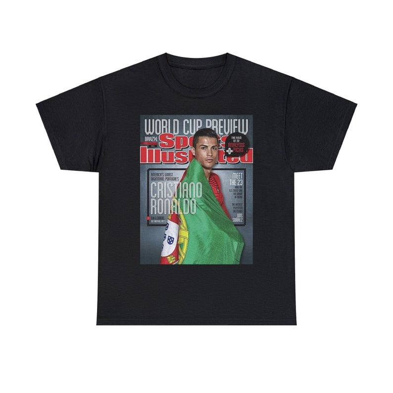 Cristiano Ronaldo Portugal Soccer World Cup Sports Illustrated Tee