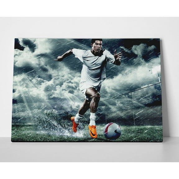 Cristiano Ronaldo Soccer Poster or Wrapped Canvas