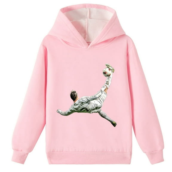 Trendy Hoodie Cristiano Ronaldo Brushed Fleece fits Winter Students’ School Holiday Outings
