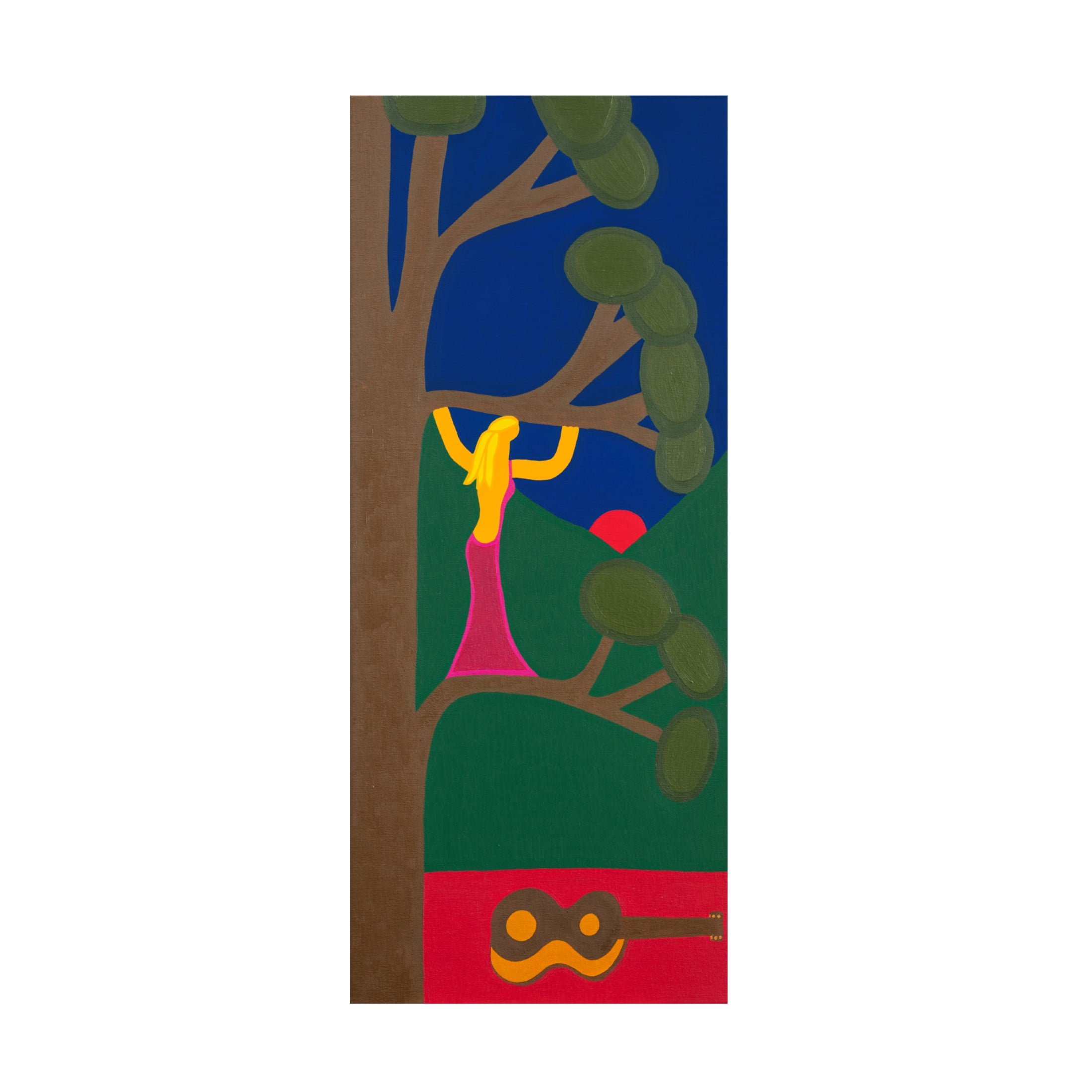 Cristina Rodriguez 'Delfina in her spring, 2022' Canvas Art - 8 x 19 Inches