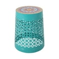 thumbnail image 1 of Cristino Outdoor Iron Side Table, Teal, Multi-Color, 1 of 7