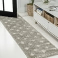 thumbnail image 1 of JONATHAN Y MOROCCAN HYPE 2 x 10 Runner Rug, Cristo Berber Geometric Shag - Gray/Ivory, MOH403B-210, 1 of 8