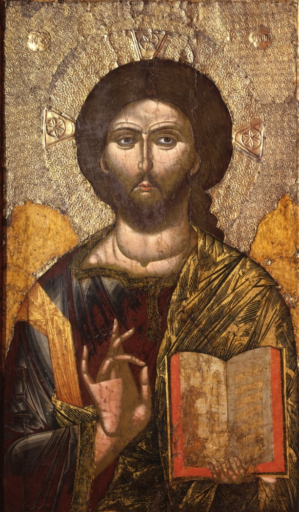 Cristo Pantocrator Canvas Art - (24 x 36)