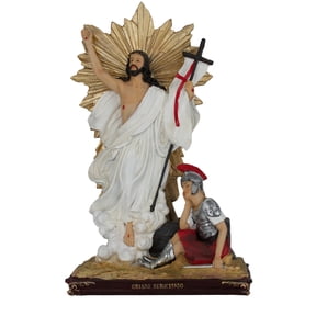 Cristo Resucitado 12" Semana Santa, Easter Lent Resin Religious Figure Risen Christ