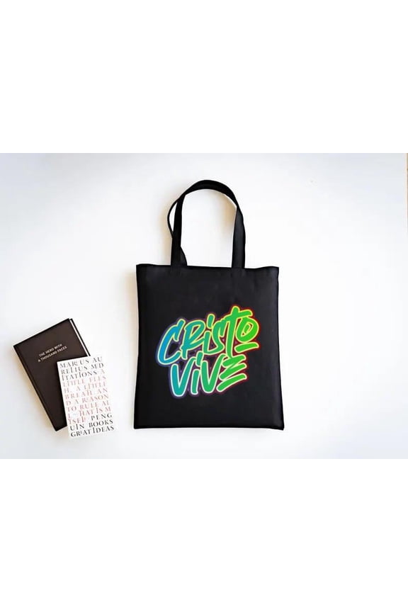 Cristo Vive Tote Bag Spanish Christian Message Faith Statement, a gift just for you