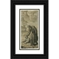 thumbnail image 1 of Cristoforo Roncalli 11x18 Black Ornate Wood Framed Double Matted Museum Art Print Titled - Study for Saint Philip Neri Rescuing a Drowning Youth (1596-99), 1 of 5