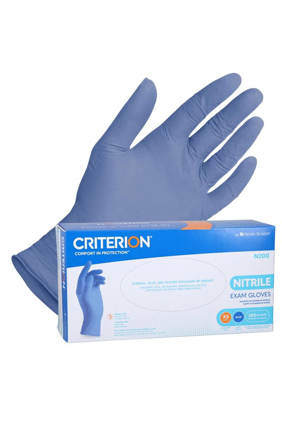 N200 Nitrile Exam Gloves - Non-Sterile, Chlorinated, Disposable, Latex-Free, Ambidextrous