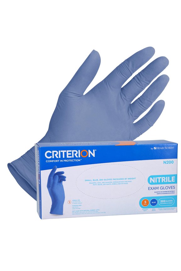 N200 Nitrile Exam Gloves - Non-Sterile, Chlorinated, Disposable, Latex-Free, Ambidextrous