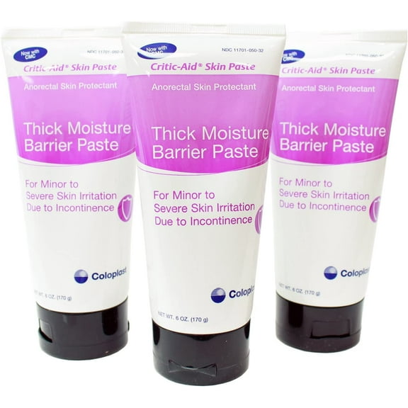 Critic-Aid Skin Paste Skin Thick Moisture Barrier Paste, 6 oz. Tube (Pack of 3)
